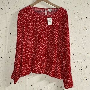 J Crew puff sleeve blouse